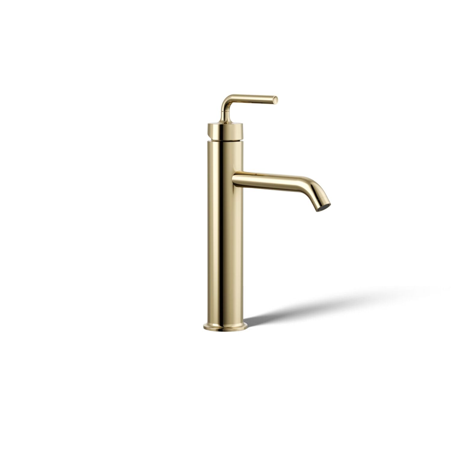 Llave Purist Monomando Alta Para Lavabo En Dorado Franc&eacute;s,,hi-res image number null