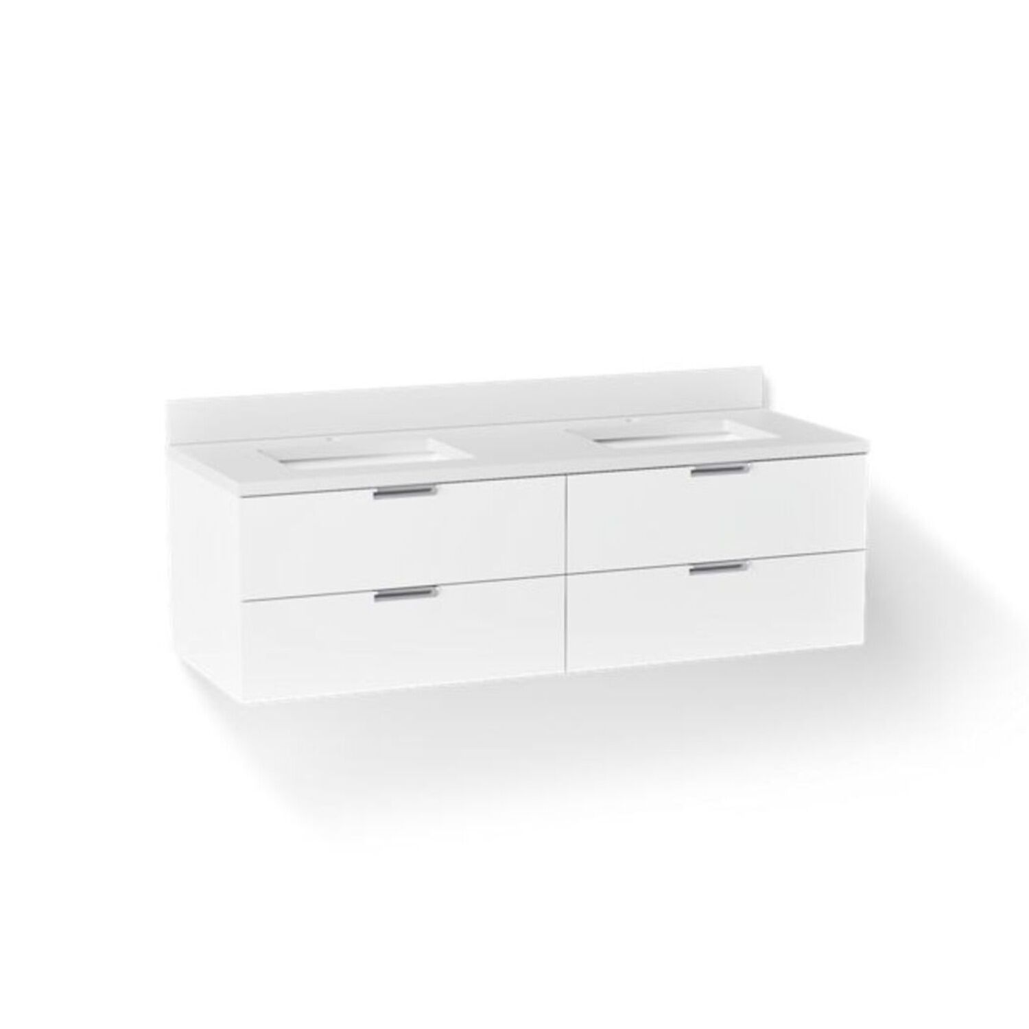 Vanity Maxstow De 60" En Blanco,,hi-res image number null