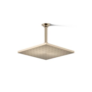 Cebolleta Contemporary Para Regadera En Bronce Cepillado