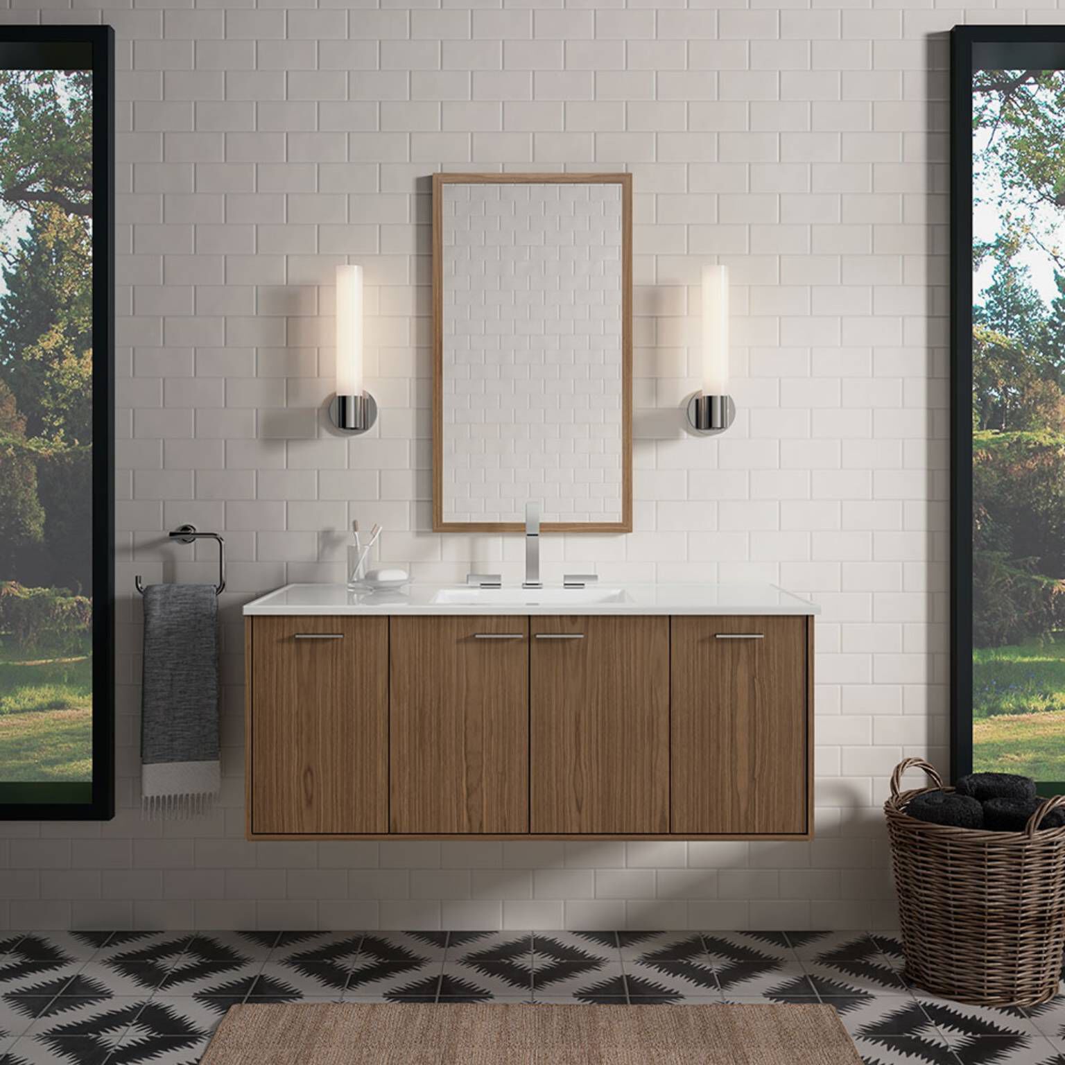 Vanity Jute En Madera Para Cuarto De Ba&ntilde;o,,hi-res image number null
