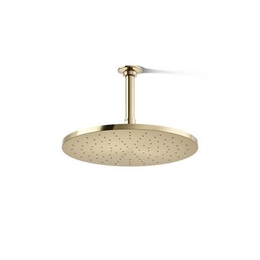 Cebolleta Contemporary De Techo De 12" De Una Funci&oacute;n En Dorado Franc&eacute;s