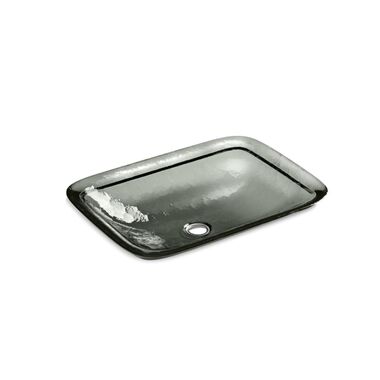 Lavabo Vessel Inia De Vidrio Azul Claro