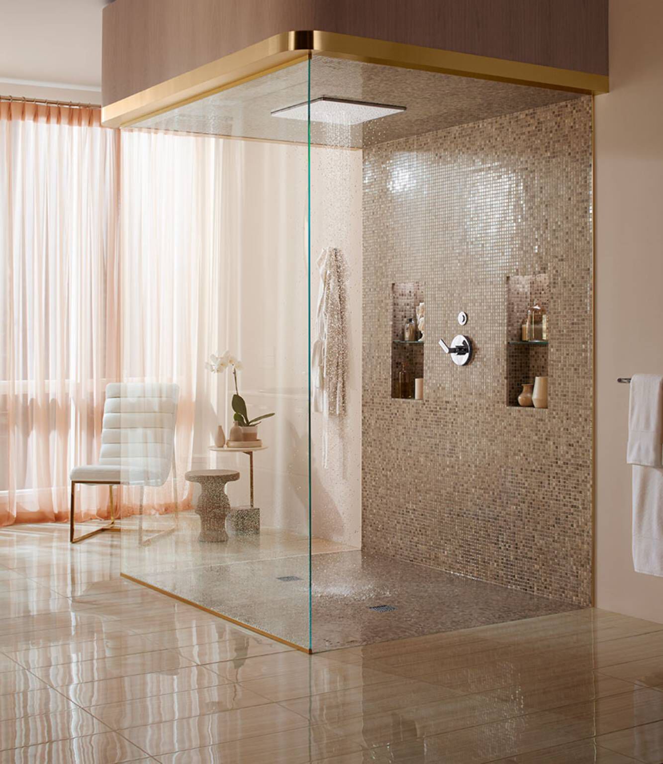 Maneral Chico Monomando Para Regadera L&iacute;nea Composed En Cromo Pulido,,hi-res image number null