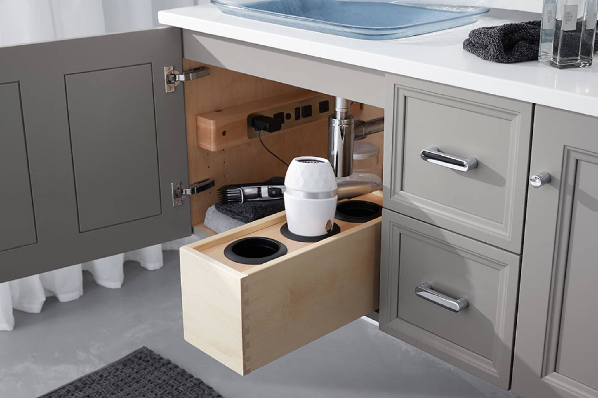 Jaladera de 3" para vanity línea Composed en cromo pulido,,hi-res image number null