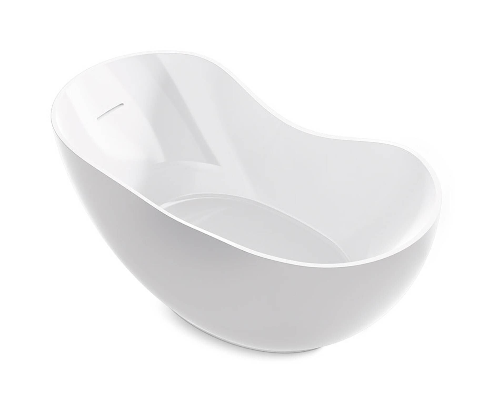 Tina freestanding línea Abrazo en blanco,,hi-res image number null