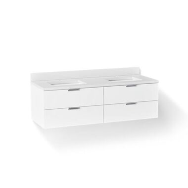 Vanity Maxstow de 60 pulgadas blanco