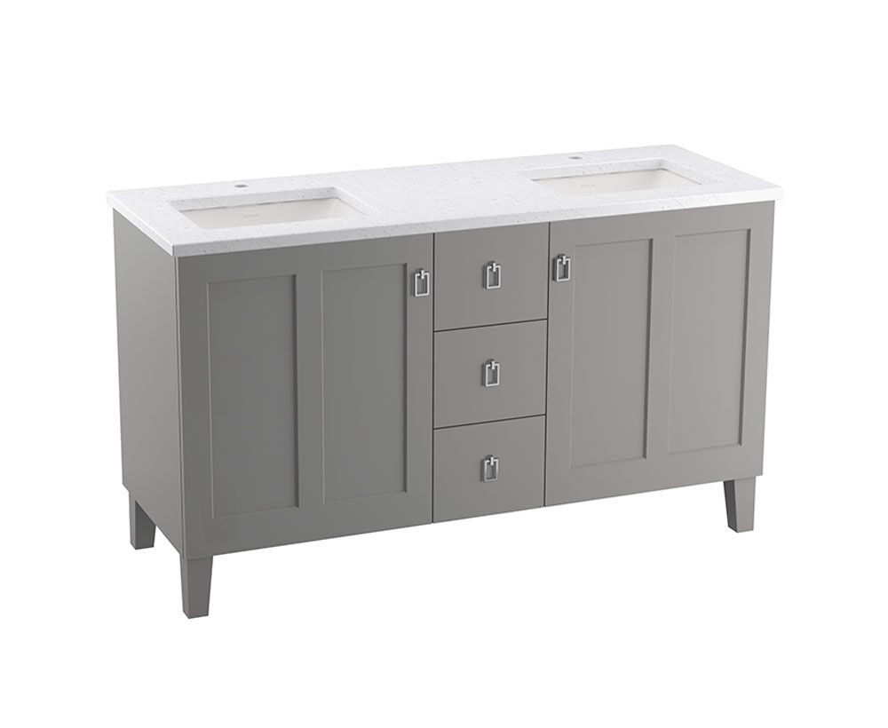 Vanity Poplin para baño mohair gris,,hi-res image number null