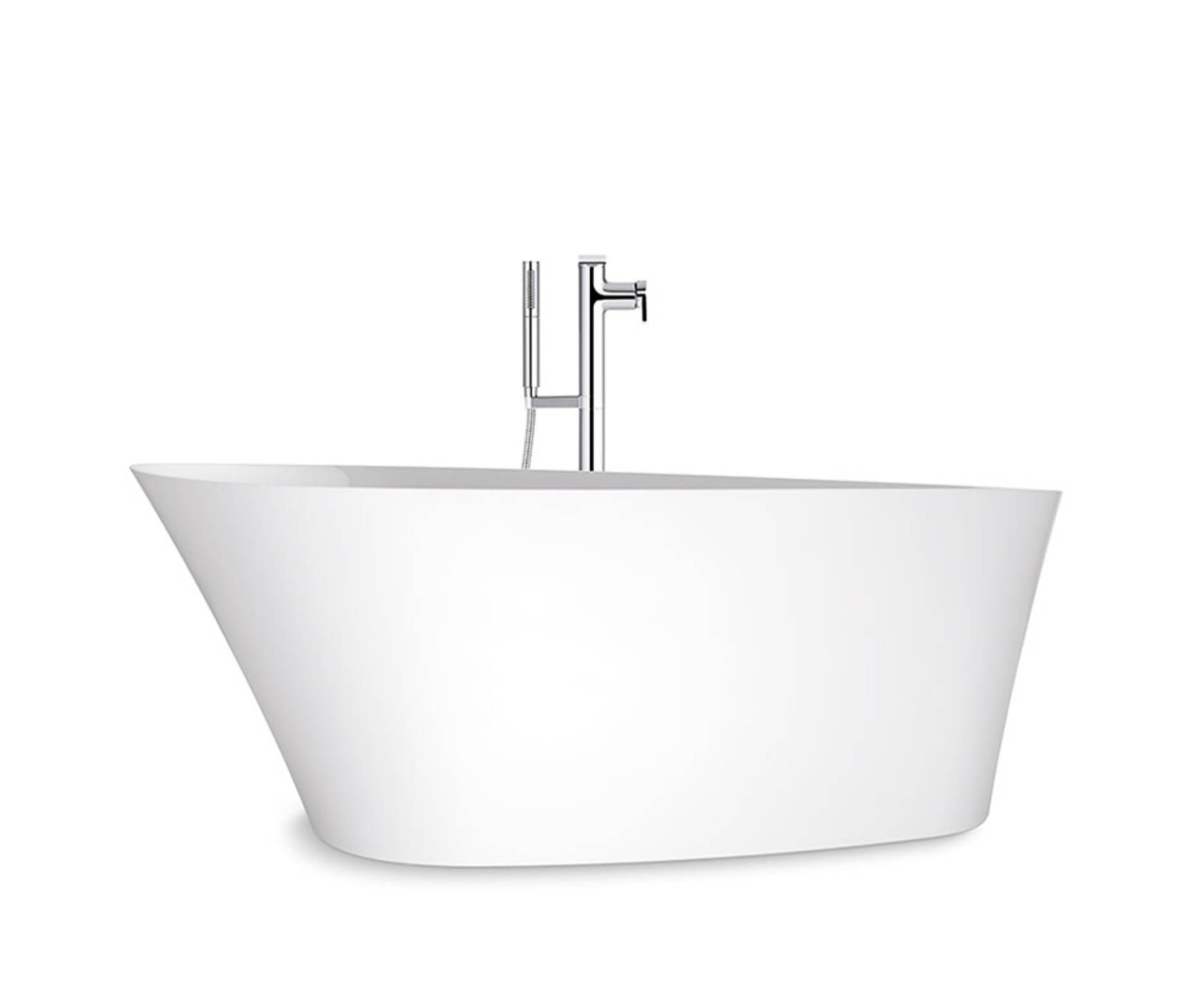 Llave monomando alta para tina línea Composed en cromo pulido,,hi-res image number null