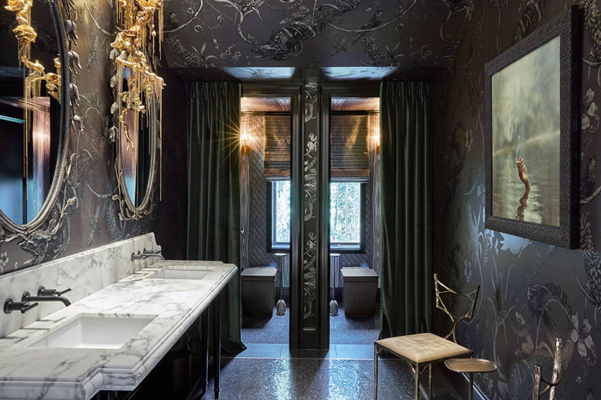 Llave de muro para lavabo línea Purist en negro mate,,hi-res image number null