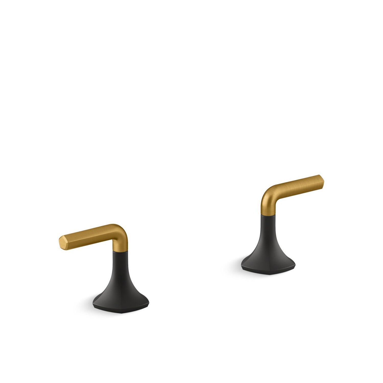 Manerales para lavabo de baño Occasion Negro Mate con Dorado,,hi-res image number null