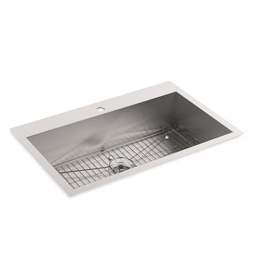 Tarja de una tina individual línea Vault en acero inoxidable